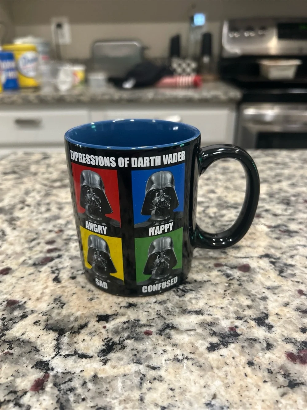 Expressions Of Darth Vader Mug Star Wars Coffee Cup 14oz